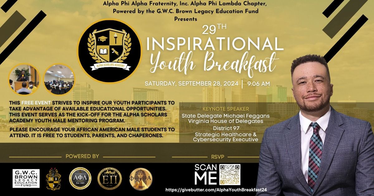 29th Inspirational Youth Breakfast (FREE EVENT)