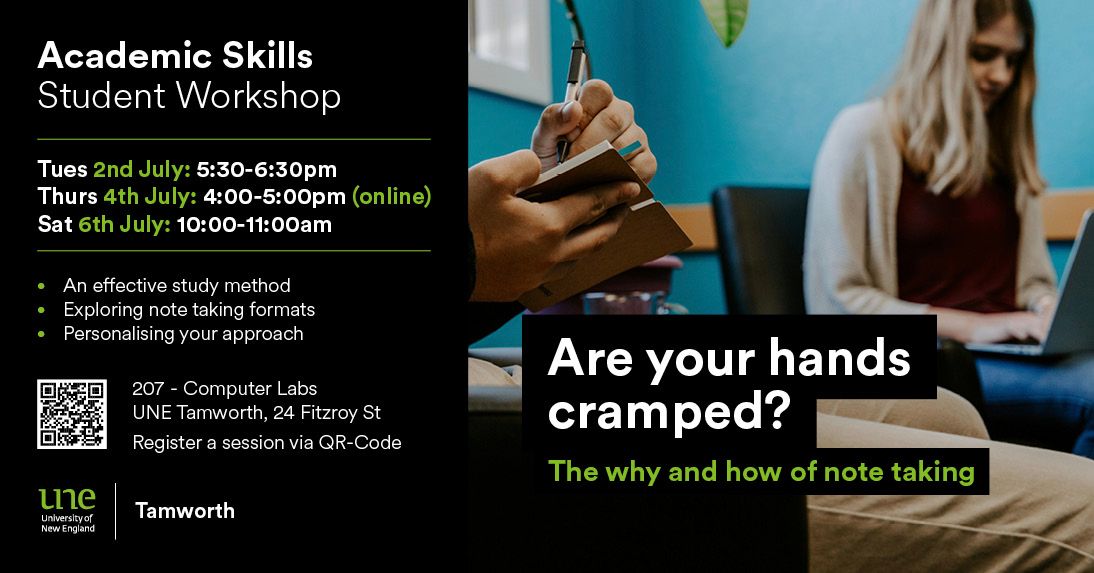 Academic Skills Student Workshop - Are your hands cramped?