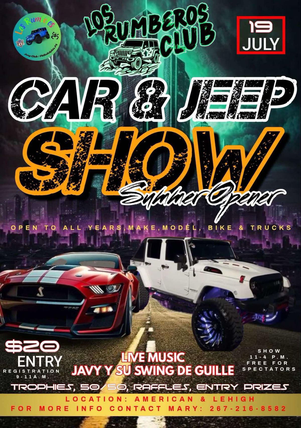 Los Rumberos Jeep Club Car & Jeep Show