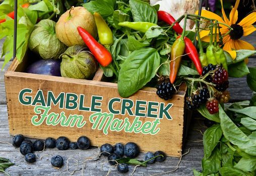 Indoor Farm Market at Gamble Creek Farms