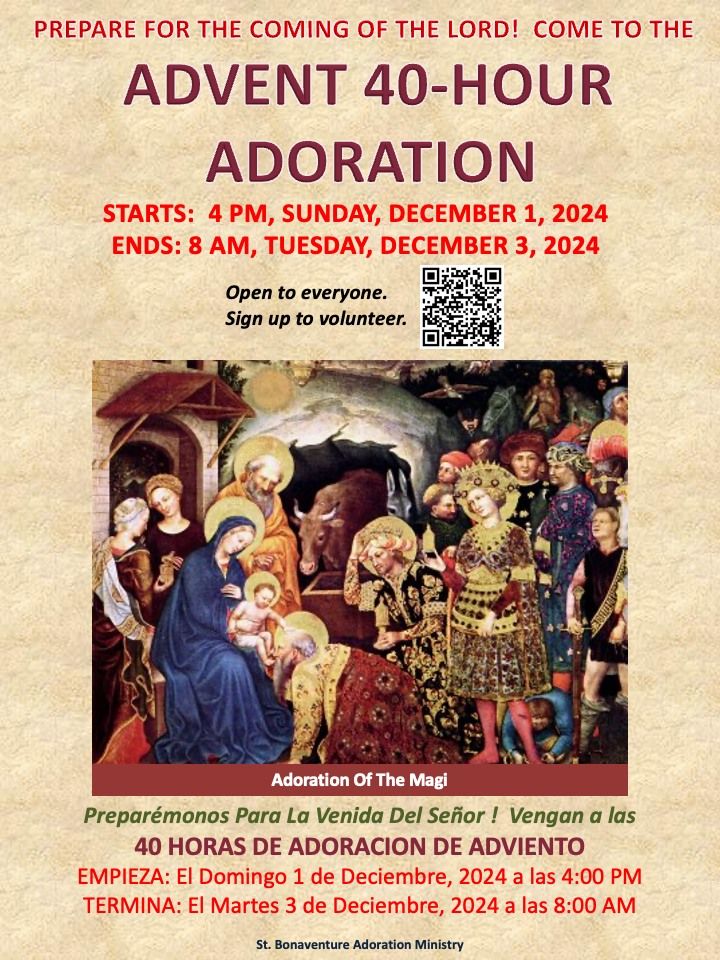 Advent 40-hour Adoration