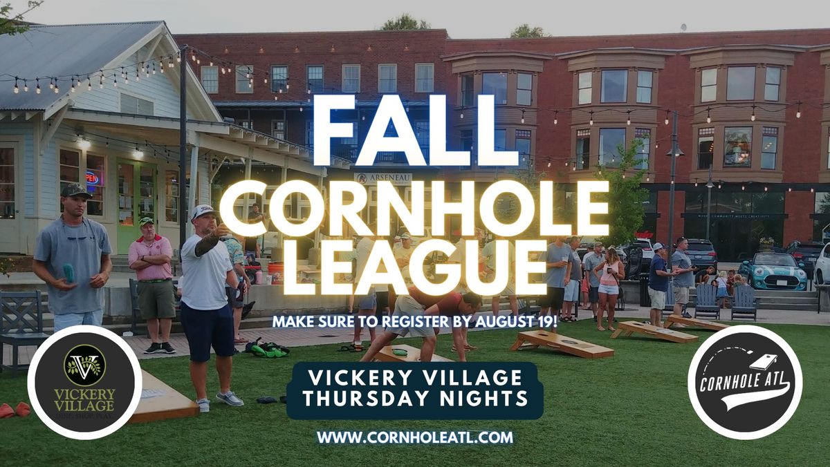 Cumming Fall Cornhole League on Thursday Nights