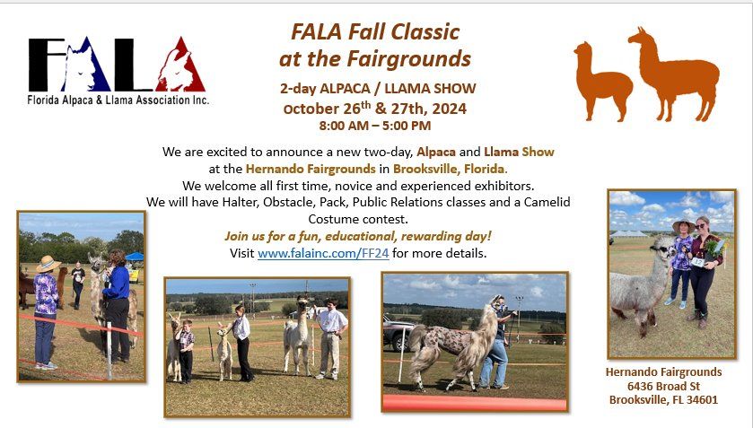 FALA Fall Classic at the Fairgrounds