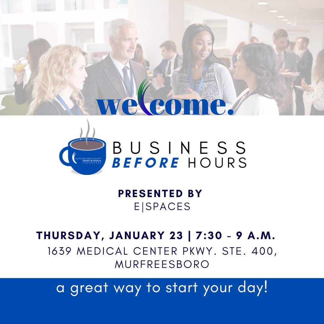 Business BEFORE Hours Presented by e | spaces