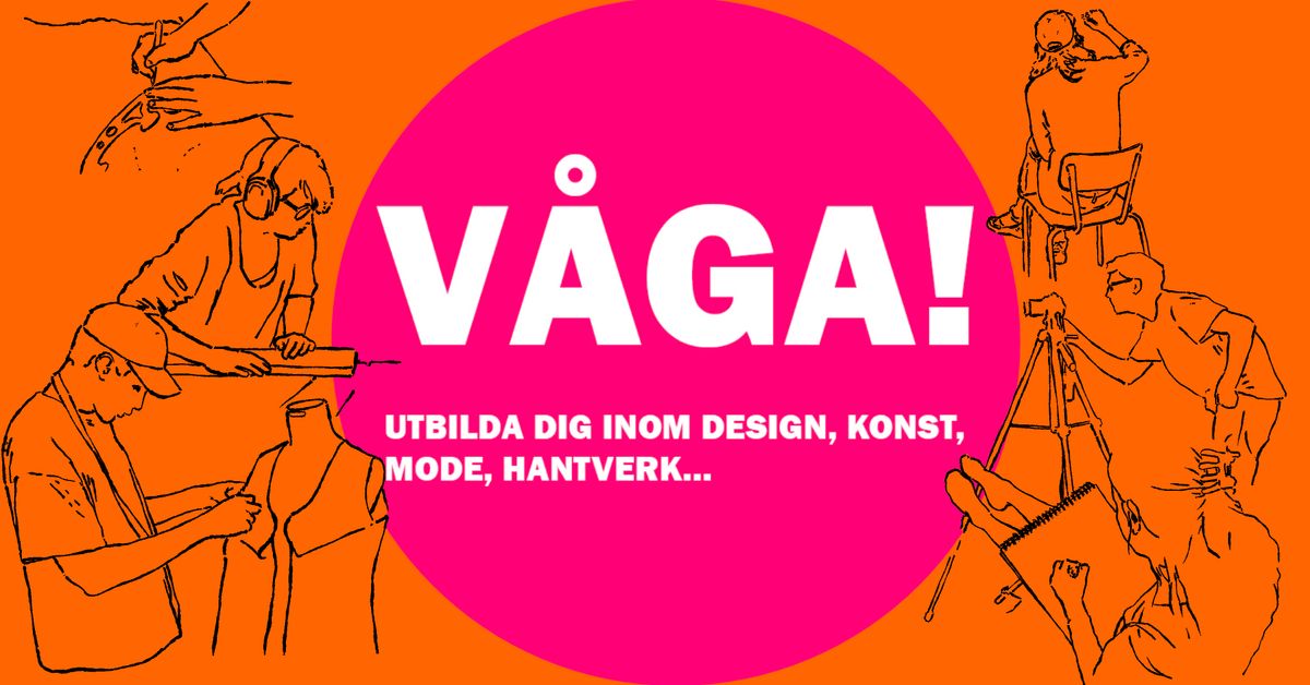 V\u00c5GA! 2025 \u2013 M\u00e4ssa f\u00f6r konst- och kulturutbildningar i V\u00e4stra G\u00f6taland