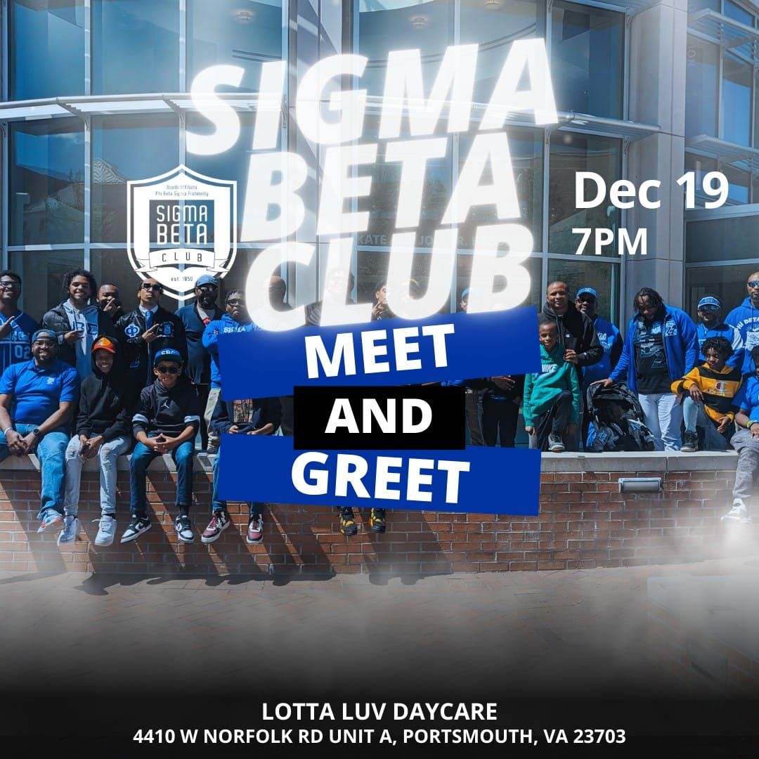 Sigma Beta Club Meet & Greet