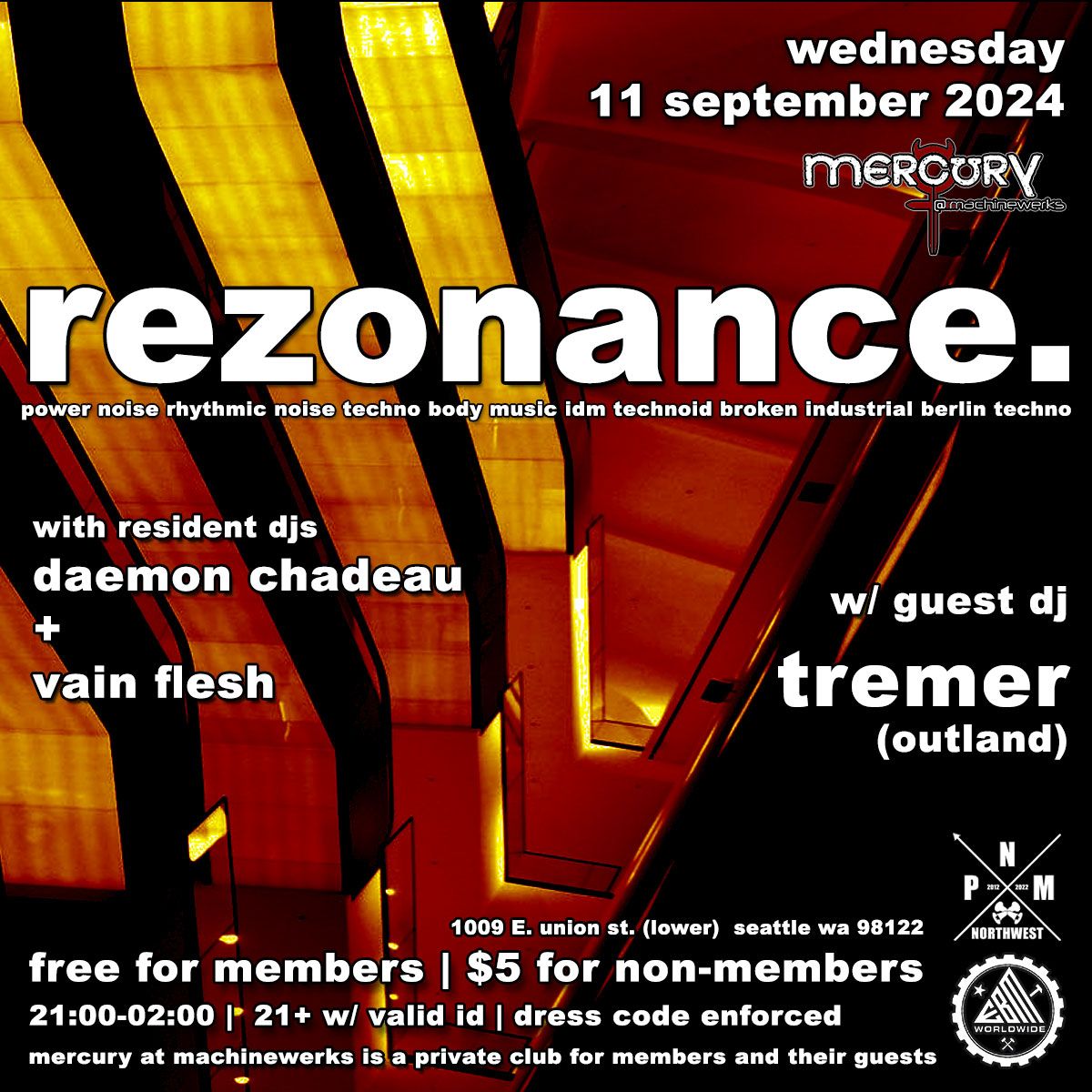 rezonance. protokol primer w\/ guest dj tremer