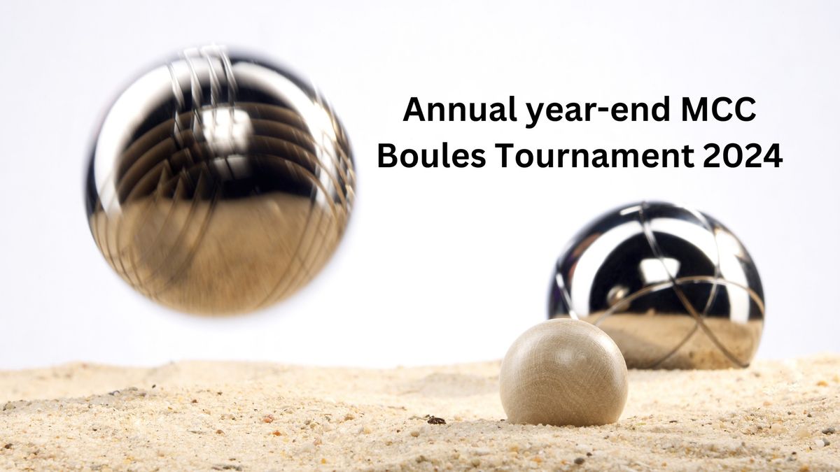 SPCA Franschhoek MCC Boules Tournament 2024