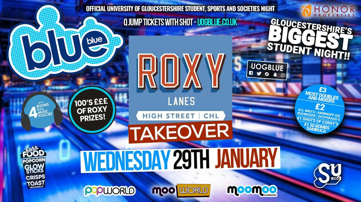 Blue and Blue Wednesdays | \ud83c\udfcf\u26be\ud83c\udfb3 ROXY LANES TAKEOVER \ud83c\udfa4\ud83c\udf79\ud83c\udfb1