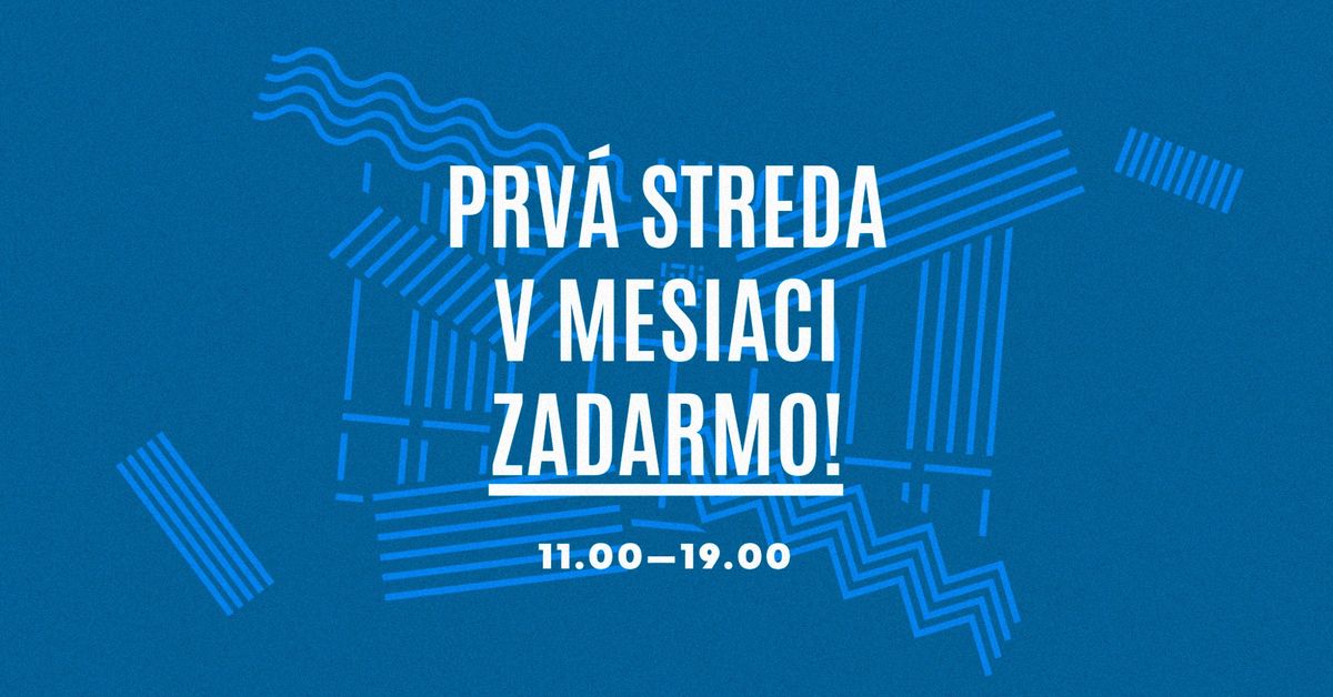 Prv\u00e1 streda v mesiaci zadarmo!