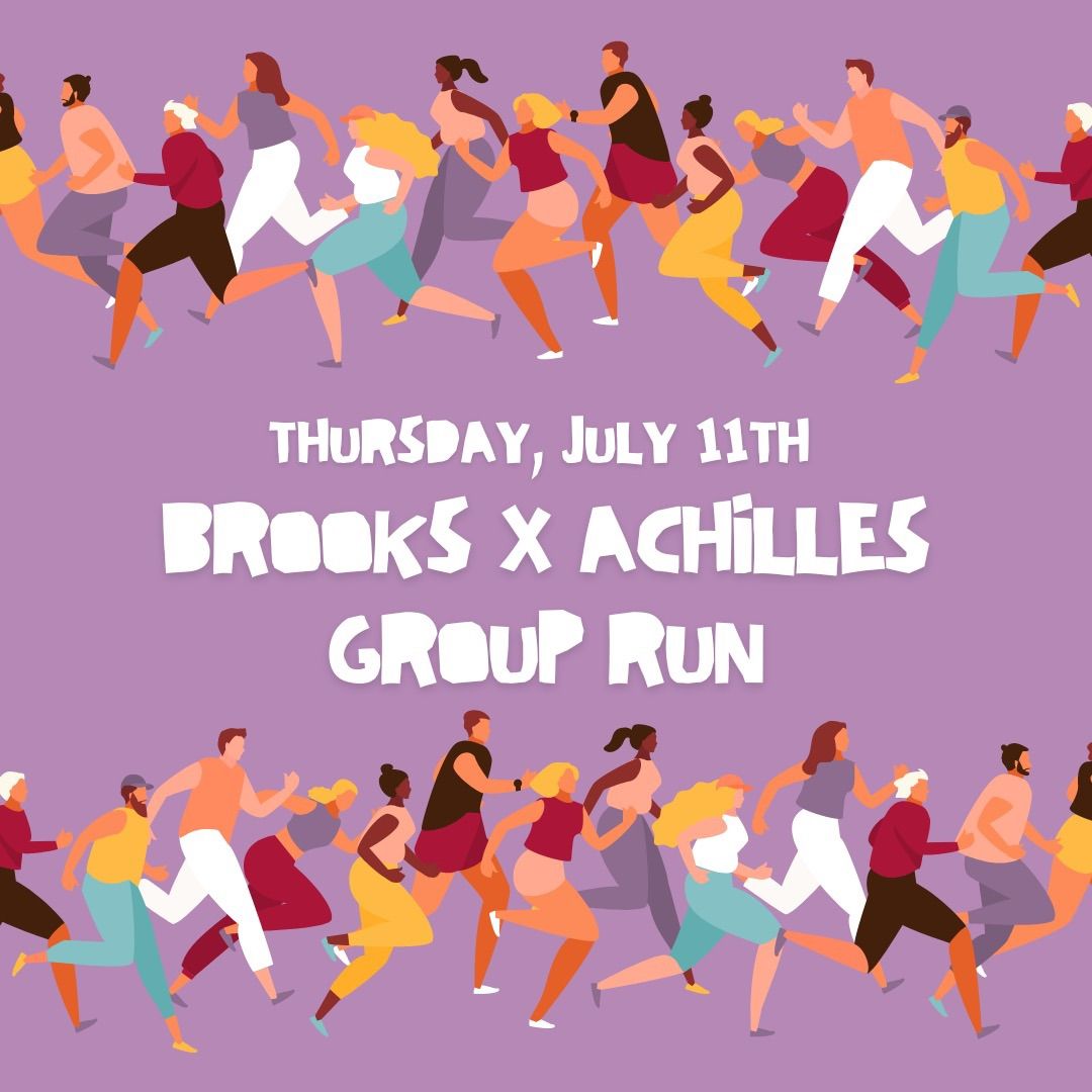 Brooks X Achilles Group Run