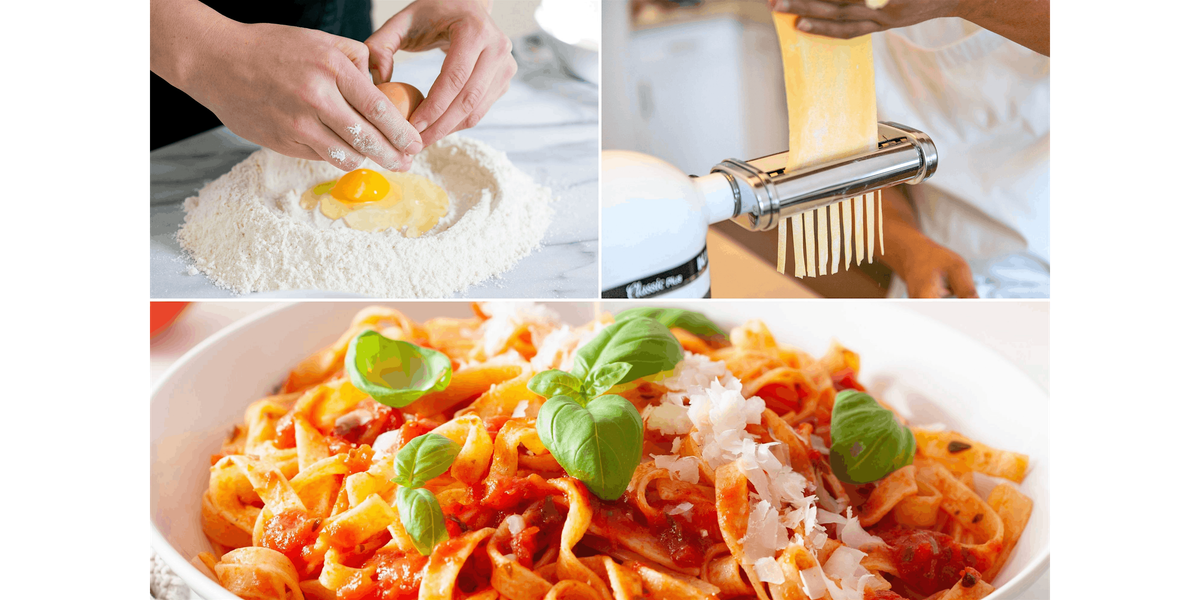 Make Fresh Linguine and Almond Ricotta - Pasta Making Cooking Class in Miami | Classpop!\u2122