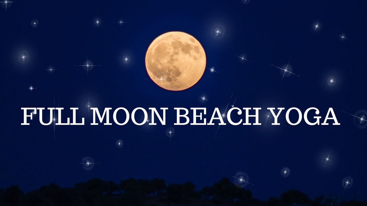 Full Moon Beach Yoga - NSC Event 