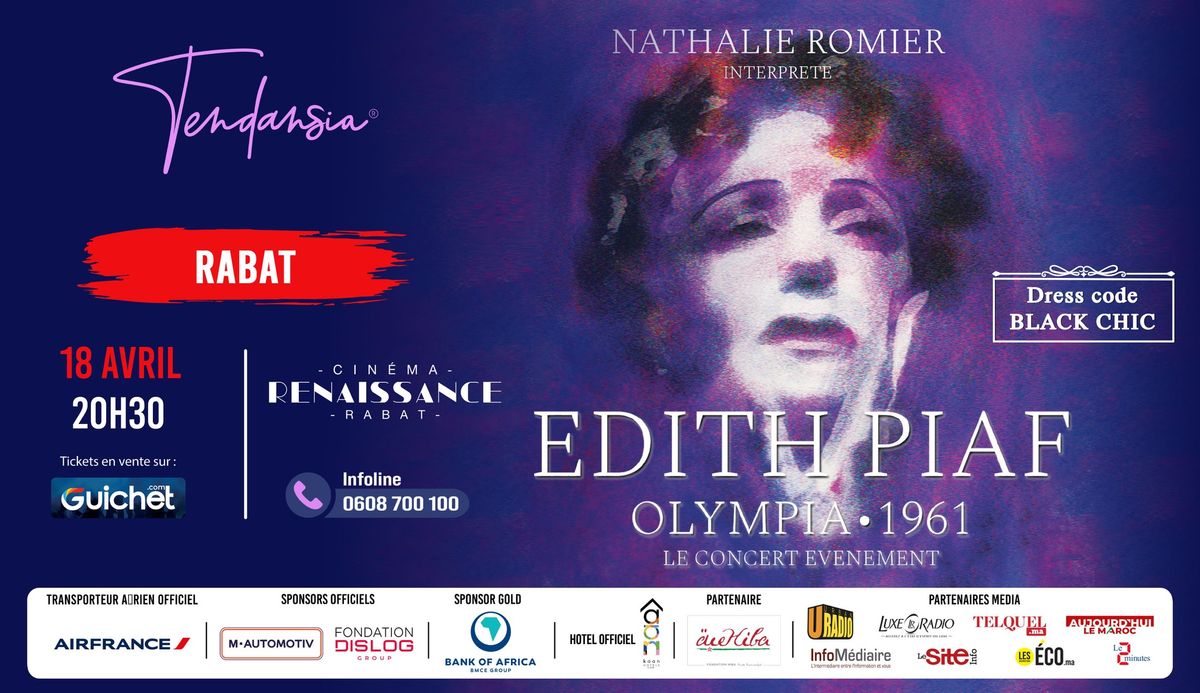 Edith Piaf Olympia 61 by Nathalie Romier