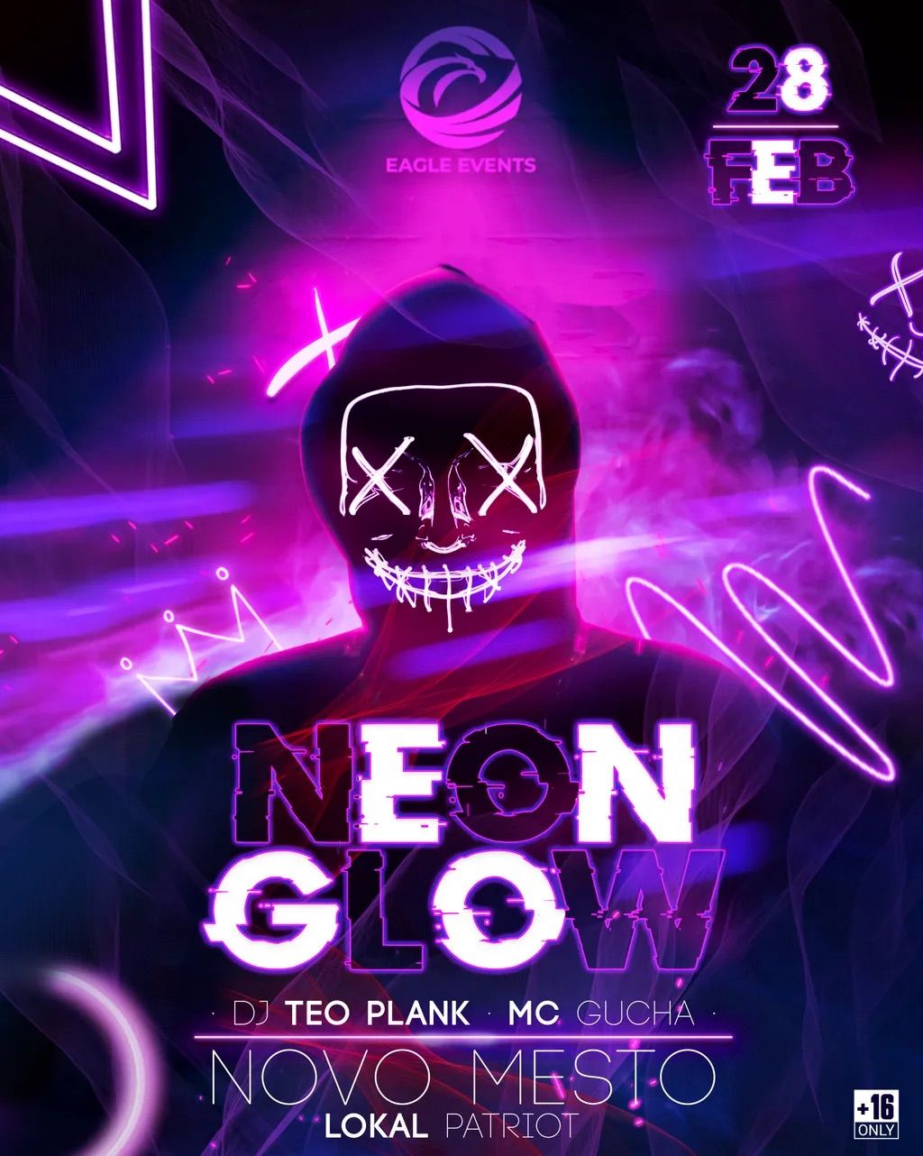 Neon glow party \/\/ Novo mesto \/\/ 28.2.25