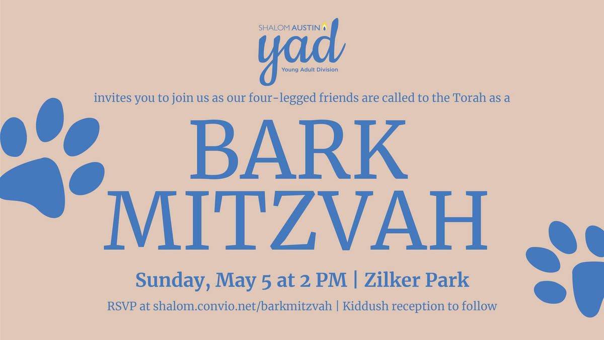 YAD Bark Mitzvah