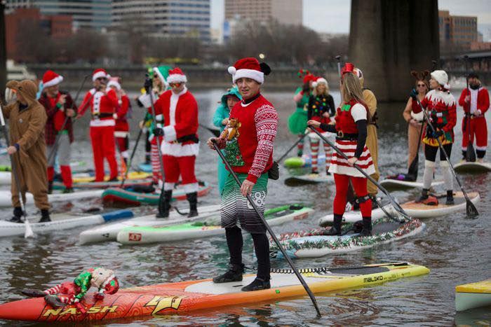 Paddle Raving Seattle Seattle Santa Paddle on Lake Union Tickets, 900 Westlake Ave N, Seattle ...