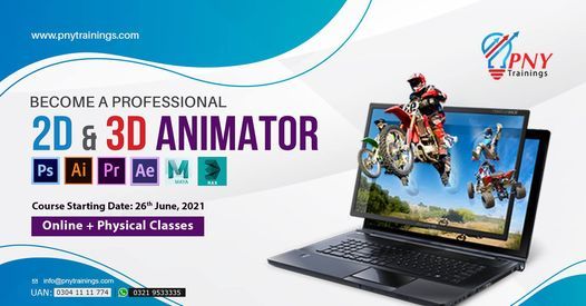 Become a Professional 2D & 3D Animator - 06 Months Course