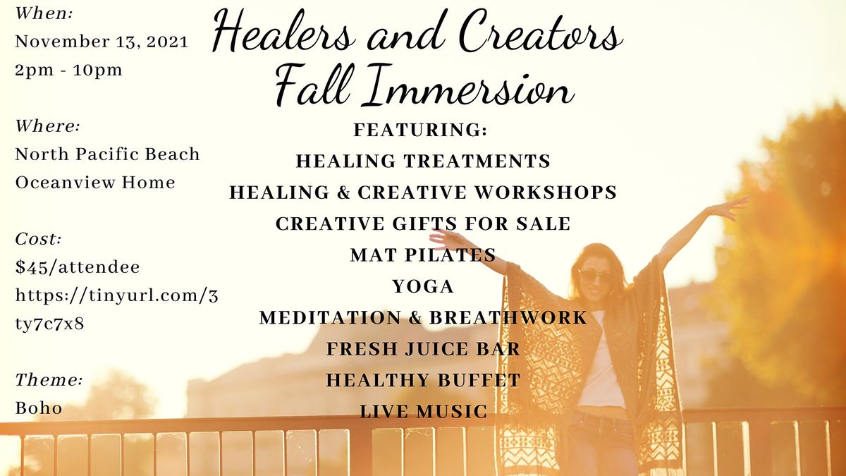 Healers and Creators Fall Immersion