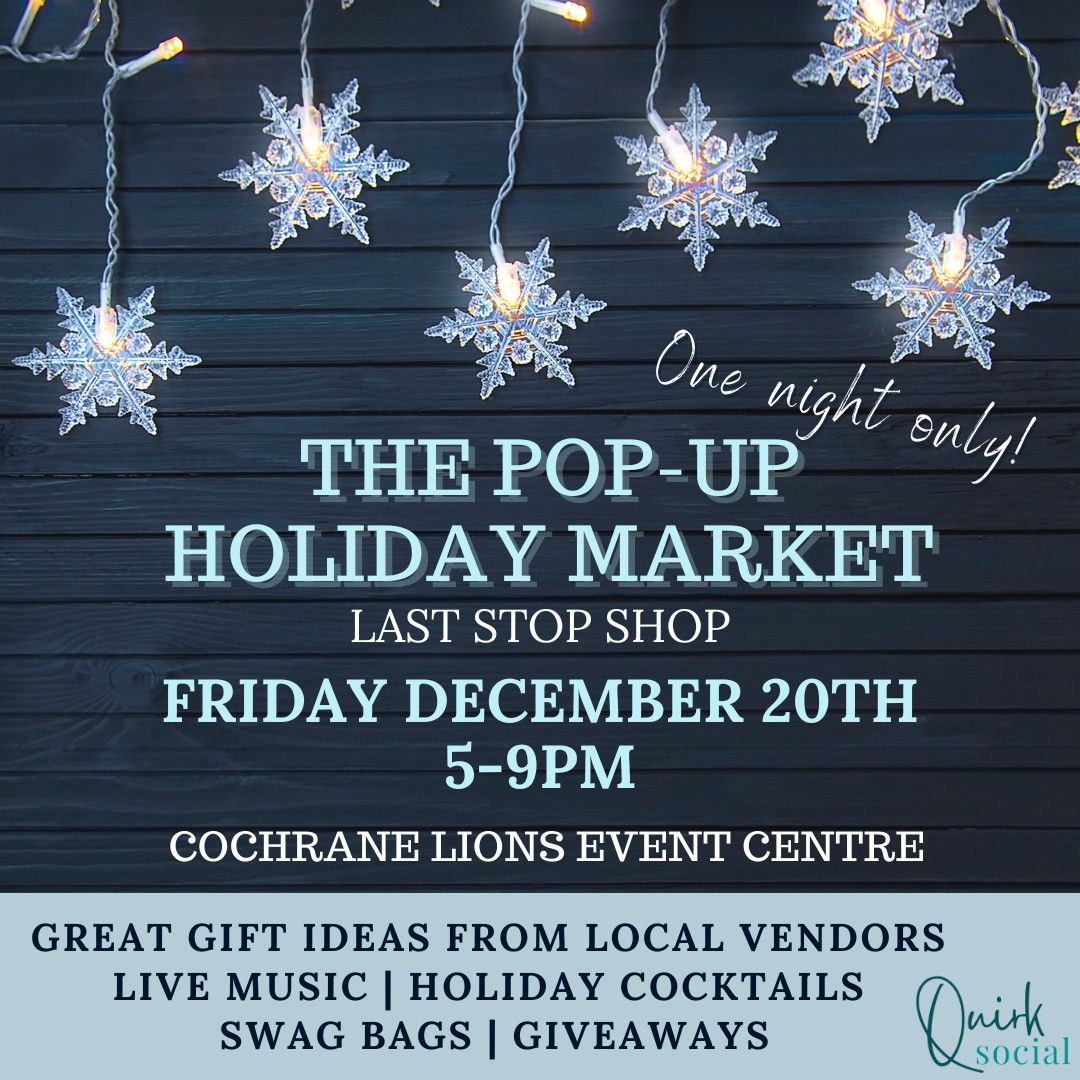 The Pop-Up Holiday Market 2024