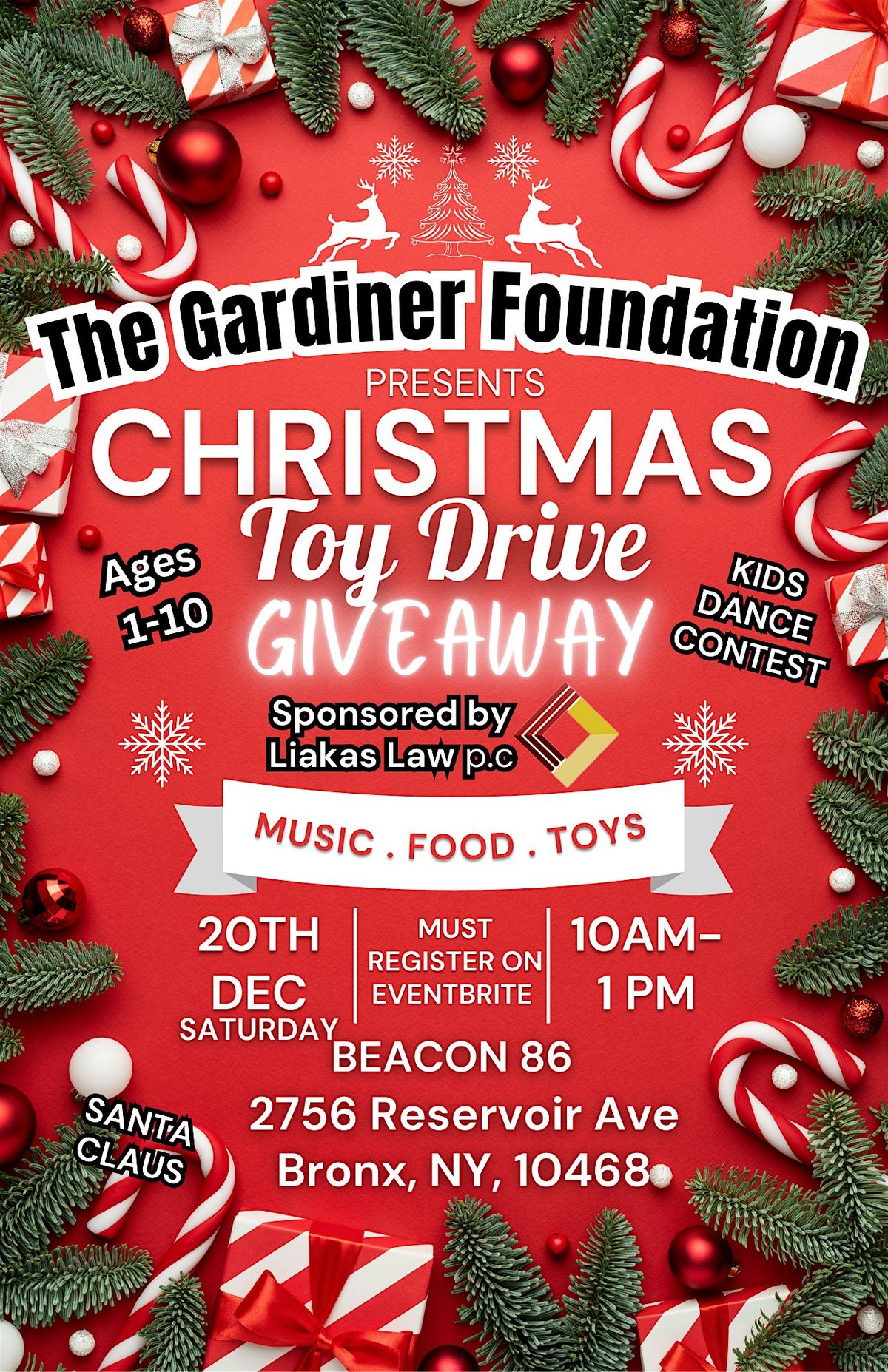 Gardiner Foundation's Christmas Toy Drive Giveaway Extravaganza