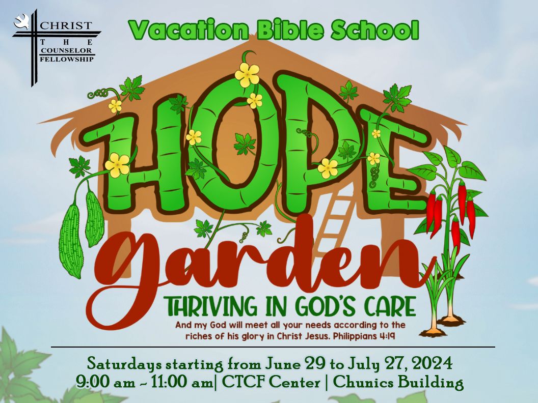 Vacation Bible School 2024 | Hope Garden: Thriving in God's Care