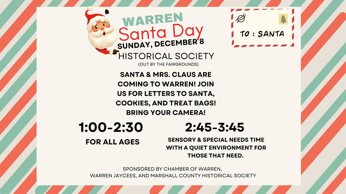 Santa Day-Warren, MN