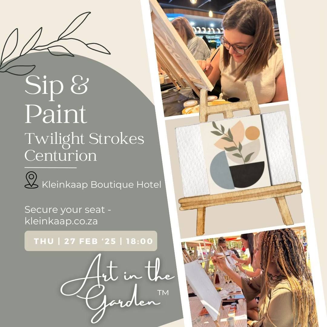 Sip & Paint by Art in the Garden and Kleinkaap Botique Hotel (Botanical Green Collection)