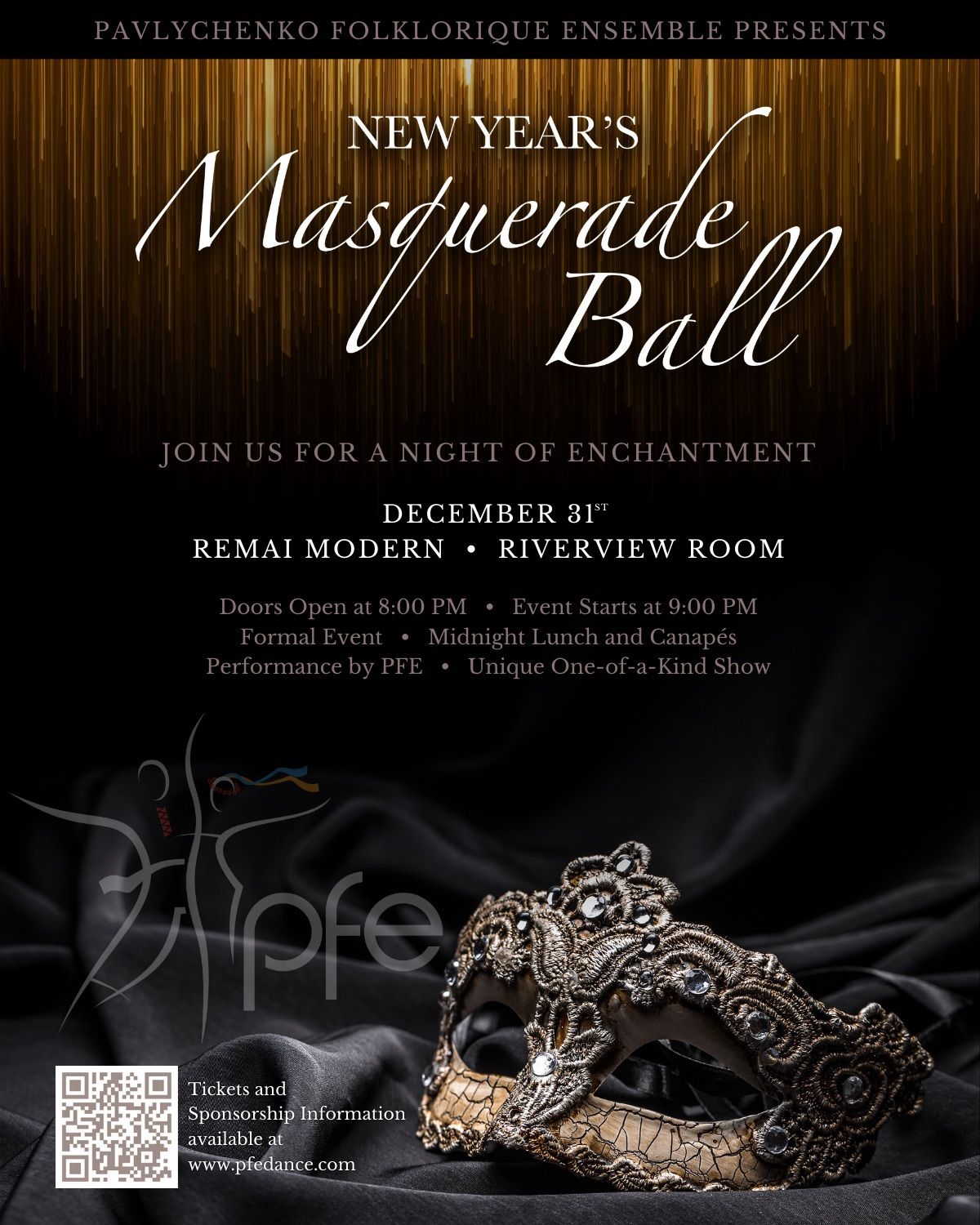 PFE\u2019s New Years Masquerade Ball