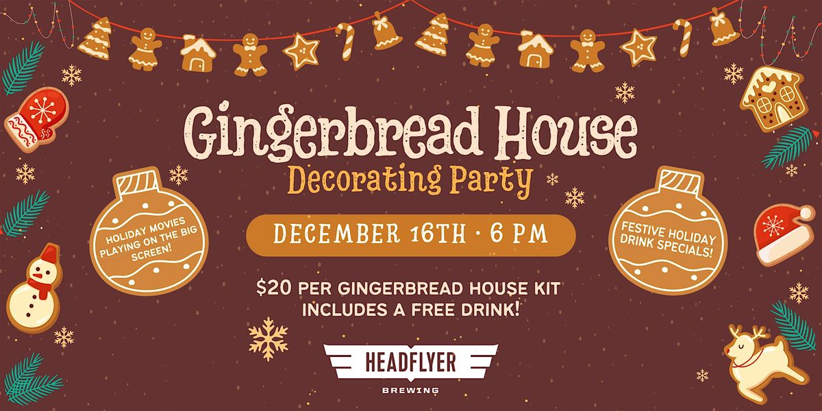 Gingerbread House Decorating Party