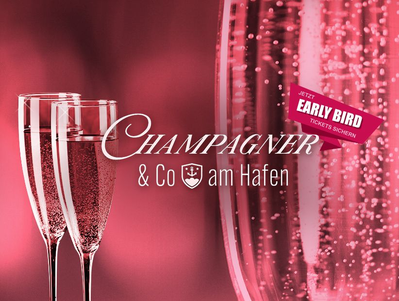 Champagner & Co am Hafen