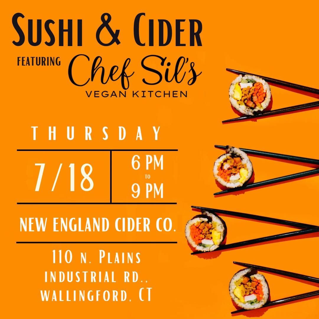 Sushi & Cider ft. Chef Sils Vegan Kitchen