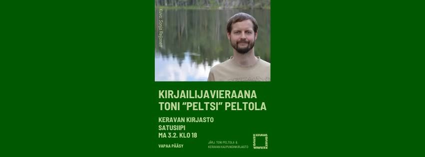 Kirjailijavieraana Toni "Peltsi" Peltola