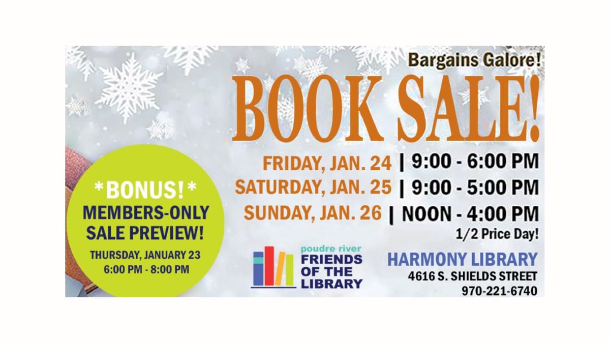 Friends of Library Book Sale - 1\/23 is Members Preview