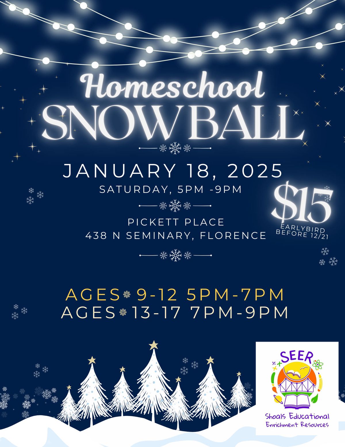 Homeschool Snow Ball