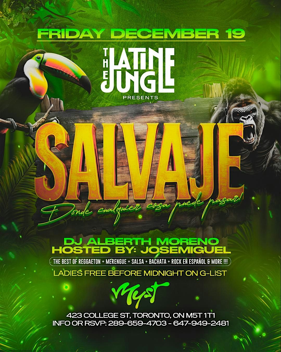 SALVAJE Latin Party