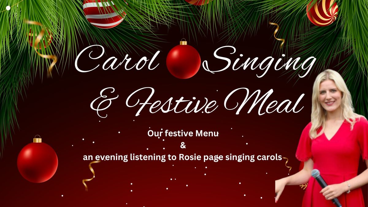 Festive evening with Festive menu & Carlo singer. 