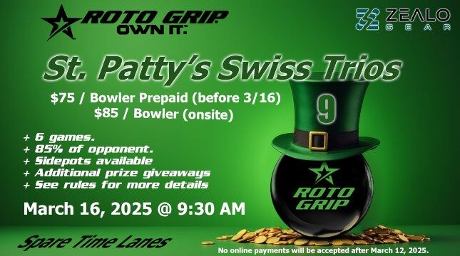 Roto Grip St. Patty's Day Swiss Trios