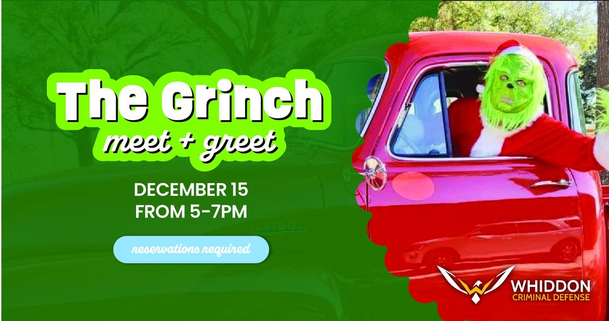 Cocoa with The Grinch sponsored by Whiddon Law Office