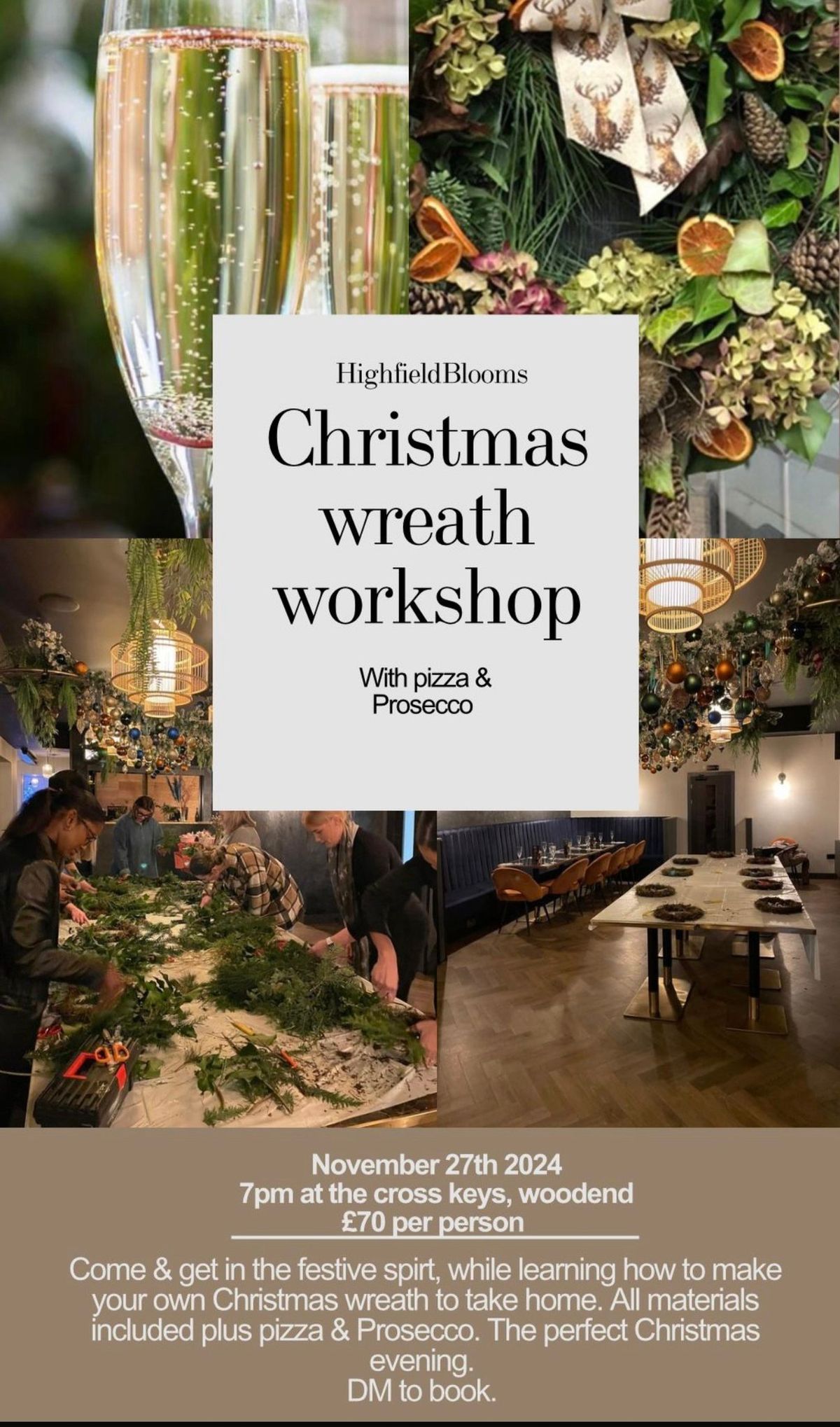 Create a Luxury Bespoke Door Wreath Workshop