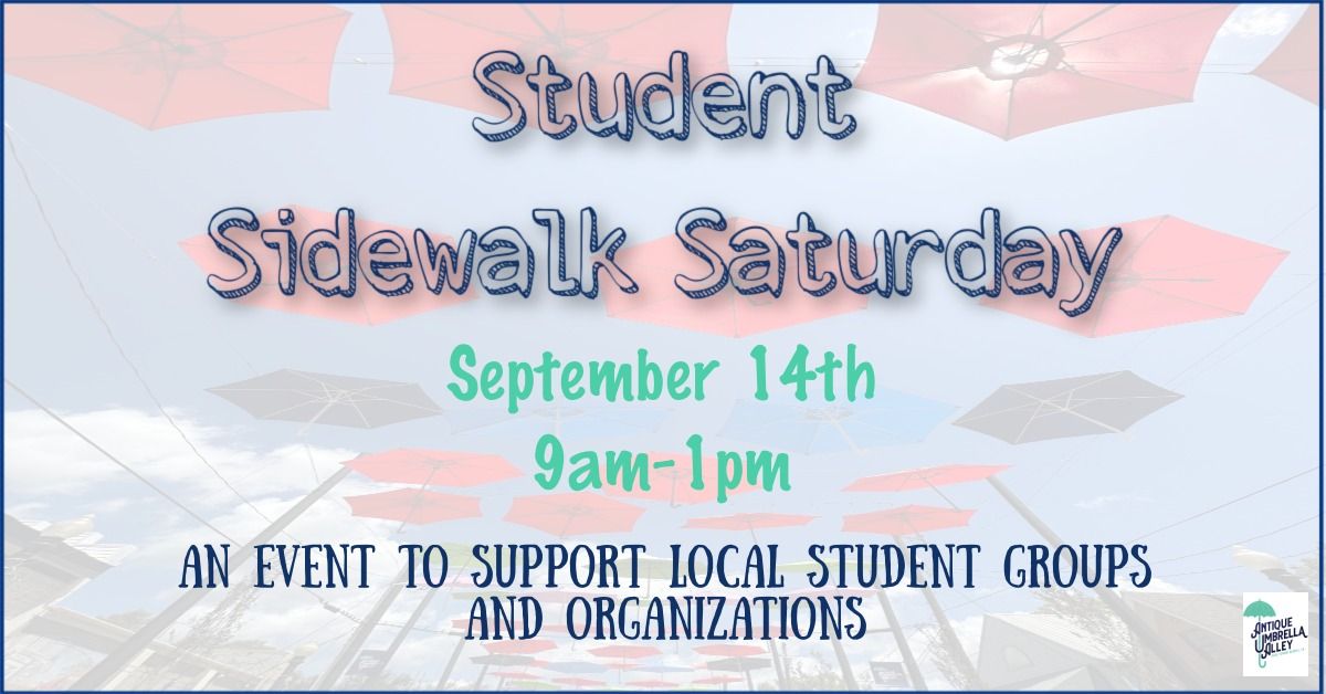 Student Sidewalk Saturday