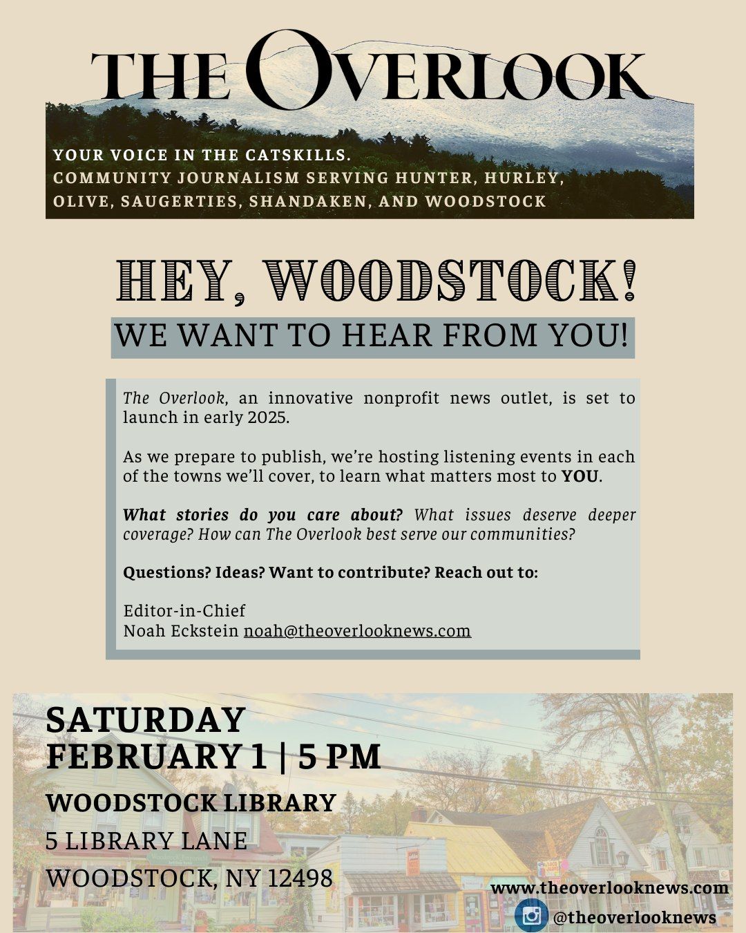 Woodstock Community Listening Event