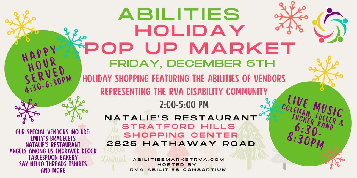 Abilities Holiday Pop-Up Market