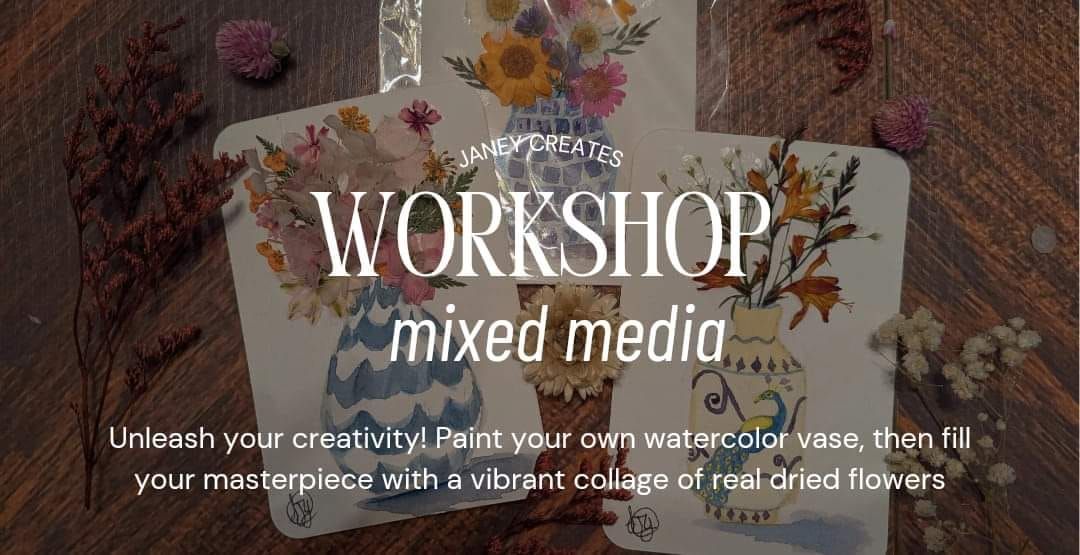 Watercolor & Florals Art Class 