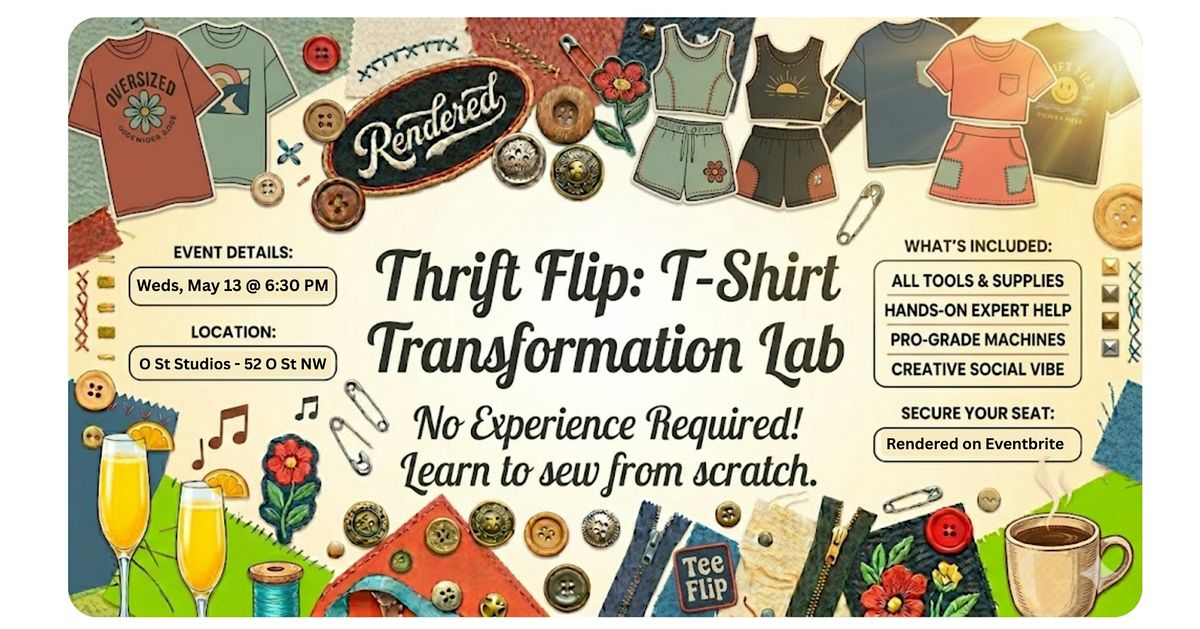 The Thrift Flip: The T-Shirt Transformation Lab