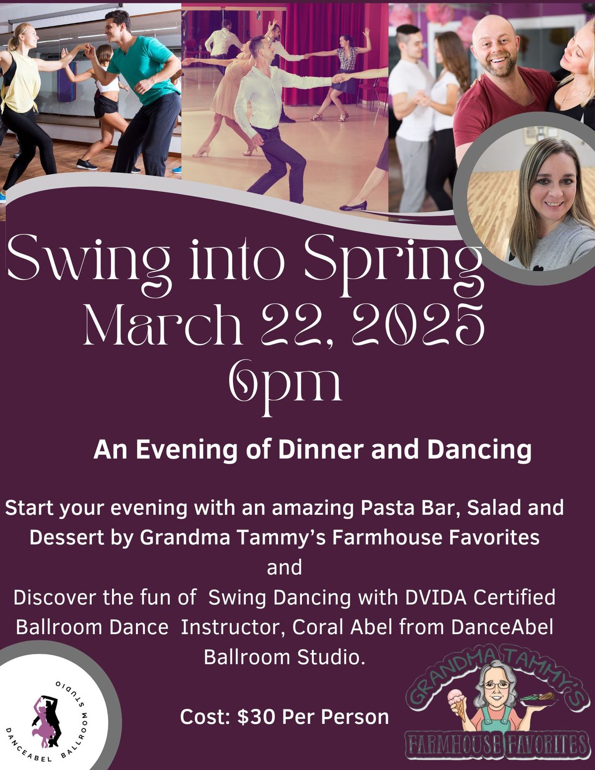 Swing into Spring- Dinner and A dance lesson