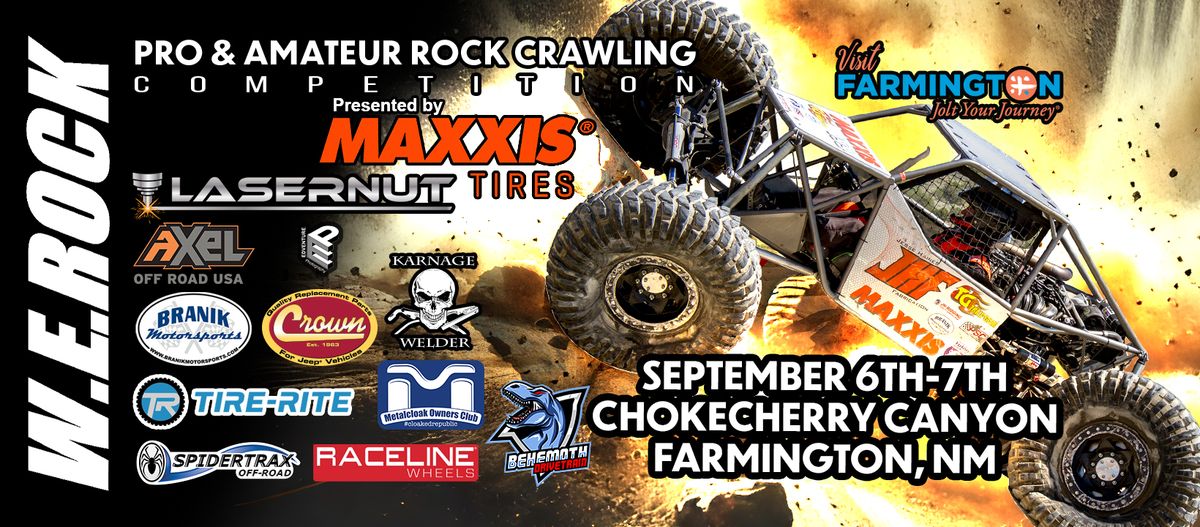 WE Rock Grand Nationals \u2013 September 6th-7th \u2013 Chokecherry Canyon, Farmington, NM