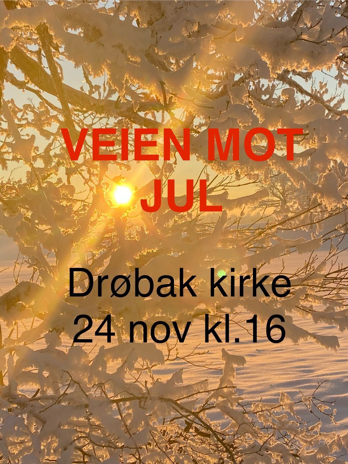 F\u00f8rjulskonsert i Dr\u00f8bak kirke