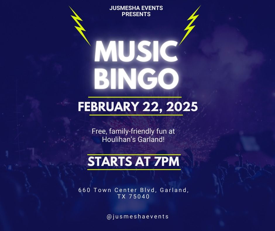 Music Bingo at Houlihan's Garland