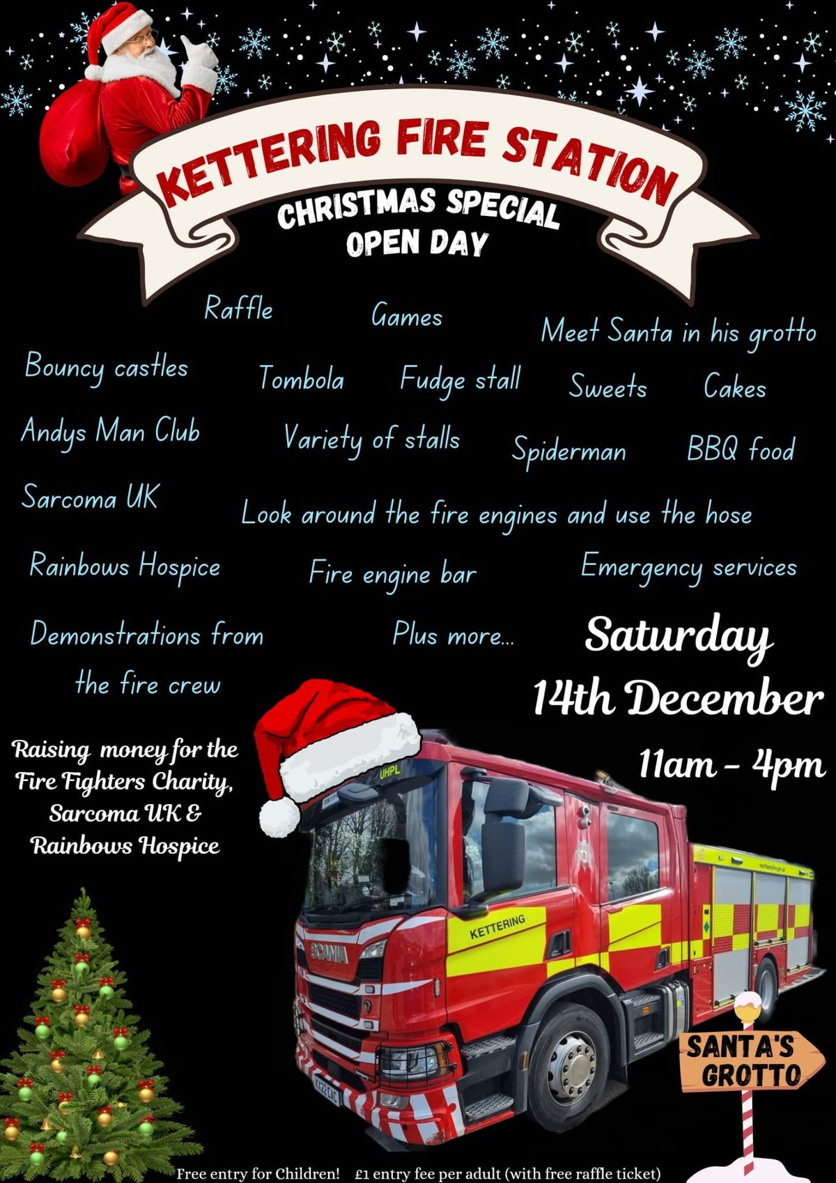 Kettering Fire Station, Christmas Spectacular Open Day